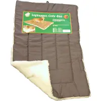 Gebr. De Boon Tapis pour chien, modèle duo, gris et blanc, 104 x 67 cm. Marque : Gebr de Boon