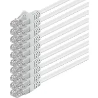 1Attack 3.0m 2x RJ-45 Cat6 UTP M/M câble de réseau Blanc 3 m U/UTP (UTP)