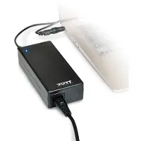 Port Designs Chargeur universel pour ordinateur portable 45 W Noir