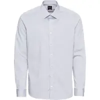 Olymp Chemise Coupe Cintrée Gris