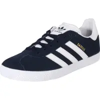 Adidas Originals Baskets basses 'Gazelle' bleu marine / or / blanc