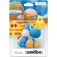 amiibo Woolly Yoshi figurine bleu clair