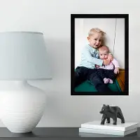 Yoursurprise Cadre photo en verre - Noir - 21x30 cm