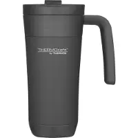 Thermos Flip Lid Travel Mug 425ml Noirplastique