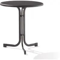 Sieger Table pliante 70 cm gris fer 208/G