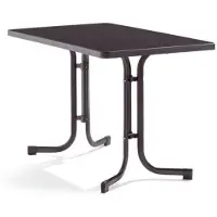 Pflanzen-Kölle Tables pliantes Boulevard en tube d'acier/Mecalit Pro