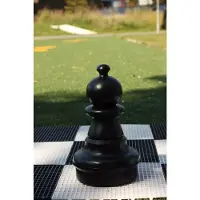 Ubergames - Pièce d'échecs - Paysans 42 cm - Noir - Convient pour le jeu d'échecs