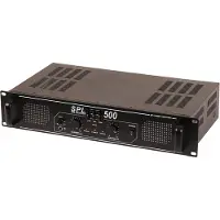 Skytec Ampli DJ PA Sono 2 Canaux Egaliseur Rack 48cm 500W
