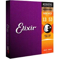 Elixir 16182 Nanoweb Phosphor Bronze HD Light 13-53