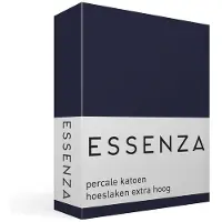 Essenza Drap-Housse Essenza Premium Nightblue (Percale)-90 x 220 cm