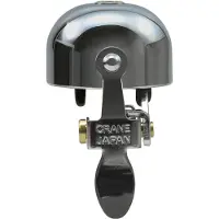 Crane E-ne Bell Bike Bell Argenté
