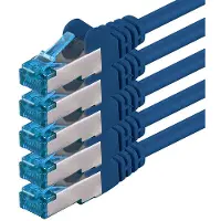 1Attack 4250344831556 câble de réseau Bleu 2 m Cat6 SF/UTP (S-FTP)