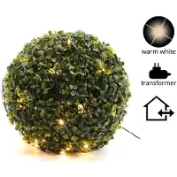 Lumineo Filet lumineux buxus LED 80 cm blanc chaud