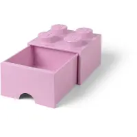 LEGO La brique 4 tenons avec tiroir - mauve