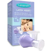 Lansinoh Latch Assist Poire pour Mamelons Ombiliqués 2 Embouts 1 pc(s) Accessoire(S)