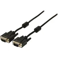 Nedis VLCP59000B50 noir / Câble VGA / VGA(M) - VGA(M) / 5 m (5 m), Câble vidéo, Noir