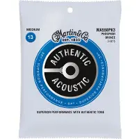 Martin strings MA550PK3 Authentic PB SP Medium 13-56 Pack de 3