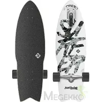 Street Surfing Shark Attack 30 "Longboard auto-conduite Grand Blanc