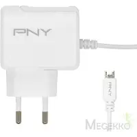 PNY Micro-USB Charger - Adaptateur secteur - 12 Watt - 2.4 A (Micro-USB de type B) - Union européenne