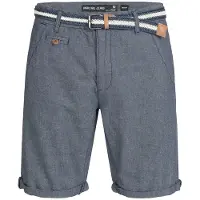 INDICODE JEANS Pantalon 'Cuba' bleu nuit / blanc