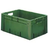 HorecaTraders Bacs empilables en plastique | 60 x 40 cm | 4 couleurs