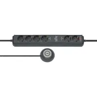 Brennenstuhl 1159560516 ECO-Line Comfort Switch Plus 6x