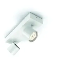 Philips myLiving Spot Star Warmglow Effet de variation 2 flammes, blanc
