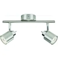 Philips Gu10 Meranti Strip 2 Elements Argenté