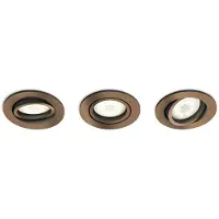 Philips Kit de 3 spots encastrables Shellbark 3 - Cuivre