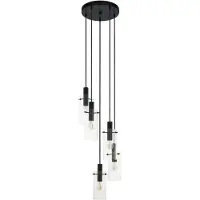 Eglo Suspension MONTEFINO 5 ampoules noir
