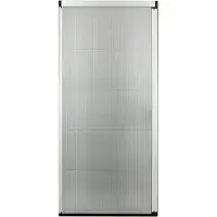 Bruynzeel Porte moustiquaire plissée sur mesure 96x233-236 blanc s900