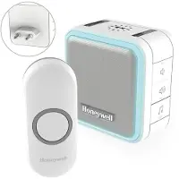 Honeywell Home Sonnette sans fil avec veilleuse et bouton poussoir - DC515NP2