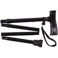 Vitility canne pliable 4pli noir