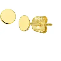 Marie-Celeste Oorknoppen Rond 4 mm - Goud, (Or jaune 14 carats)