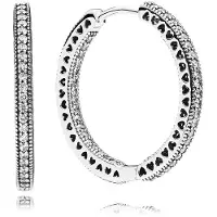 Pandora Créoles Scintillement & Coeurs