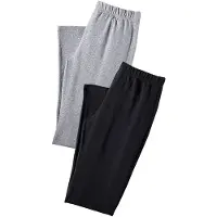 Vivance Leggings gris clair / noir