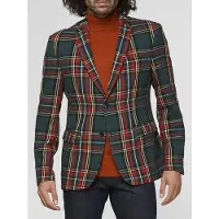 Opposuits Veste de costume 'Christmas - Tartan'