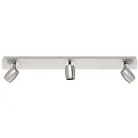 TRIO , Spot, Michael 3xgu10, Max.28,0 W Corps: Metal, Nickel Mat L:54,0cm, L:5,0cm, H:13,0cm Ip20