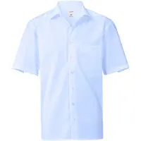 Olymp Luxor Modern Fit Chemise bleu, Unicolore