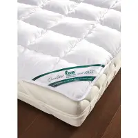 Frankenstolz Le surmatelas WASH COTTON, 140x200 cm/1500 g FAN blanc