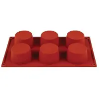 Vogue Plaque 6 muffins en silicone Pavoni Formaflex
