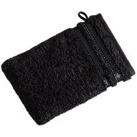 Vossen Gant de toilette Vossen Cult de Luxe Scwartz (set de 6)