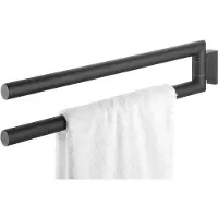 Tiger Porte-serviettes Tiger Bold Acier Noir 2 Branches