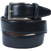 Profuomo Ceinture Cuir Bleu Foncé