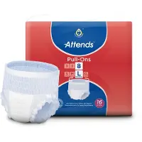 Attends Slip Pull-Ons 8 Large 16 pc(s) Culotte D'Incontinence