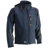 Herock Veste softshell a capuche Poseidon Bleu Marine S