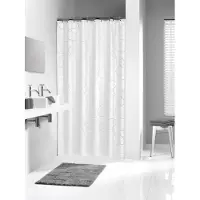 Pisla Rideau de Douche Sealskin Bee Blanc