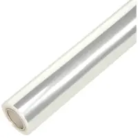 Papstar Film transparent , épaisseur 25 µ, L 50 m x l 700 mm, adapté aux dérouleurs de papier cadeau, rouleau sur mandrin Secare de 50 mm, PP, non imprimé