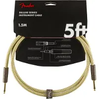 Fender 1,5m Deluxe Instruments Cable Tweed