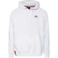 Alpha industries Sweat-shirt 'Basic' noir / blanc